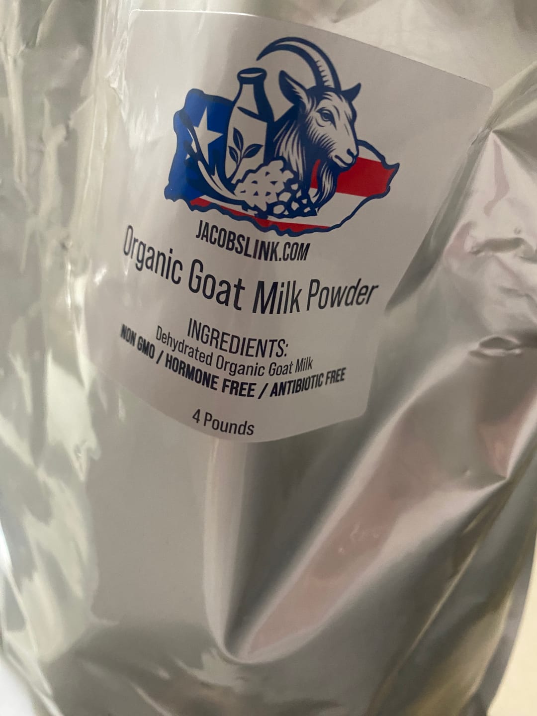 Customer photo review of Organic Goat Milk Powder