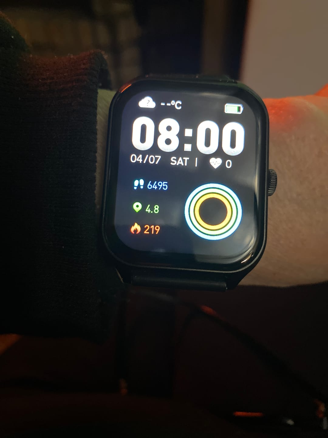 Customer photo review of HealthWatch™ Series 5 — Everyday Wellness Smartwatch