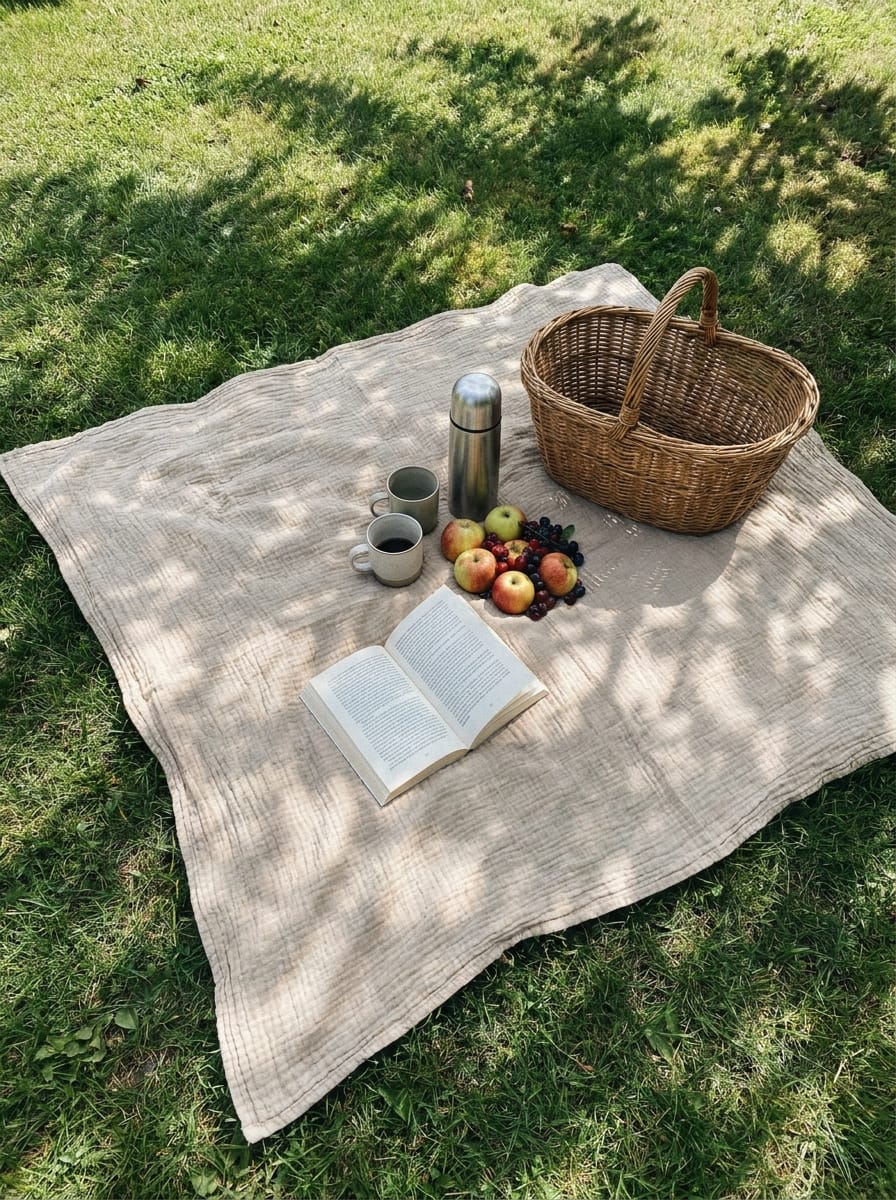 Customer photo review of Naturnord Musselin Decke™