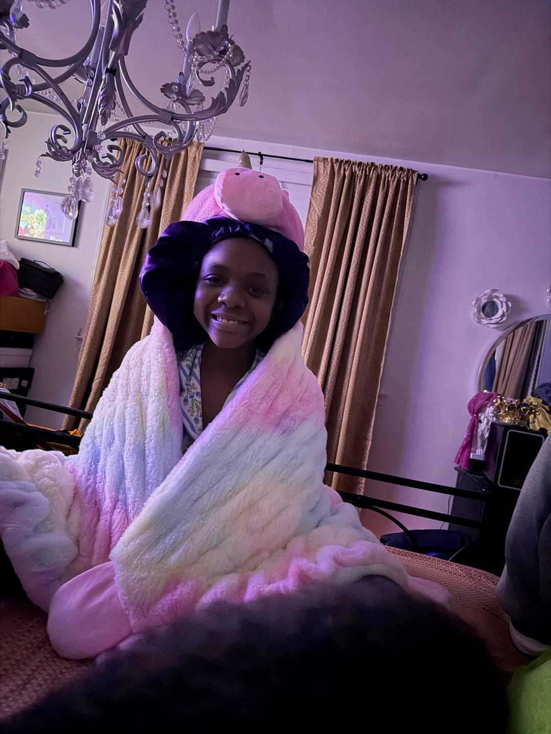 Customer photo review of Huggable Unicorn