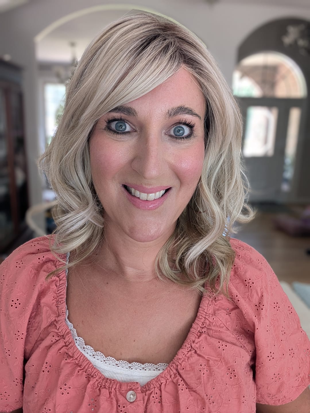 Customer photo review of CASUALLY CAUGHT - Cream Soda Blonde