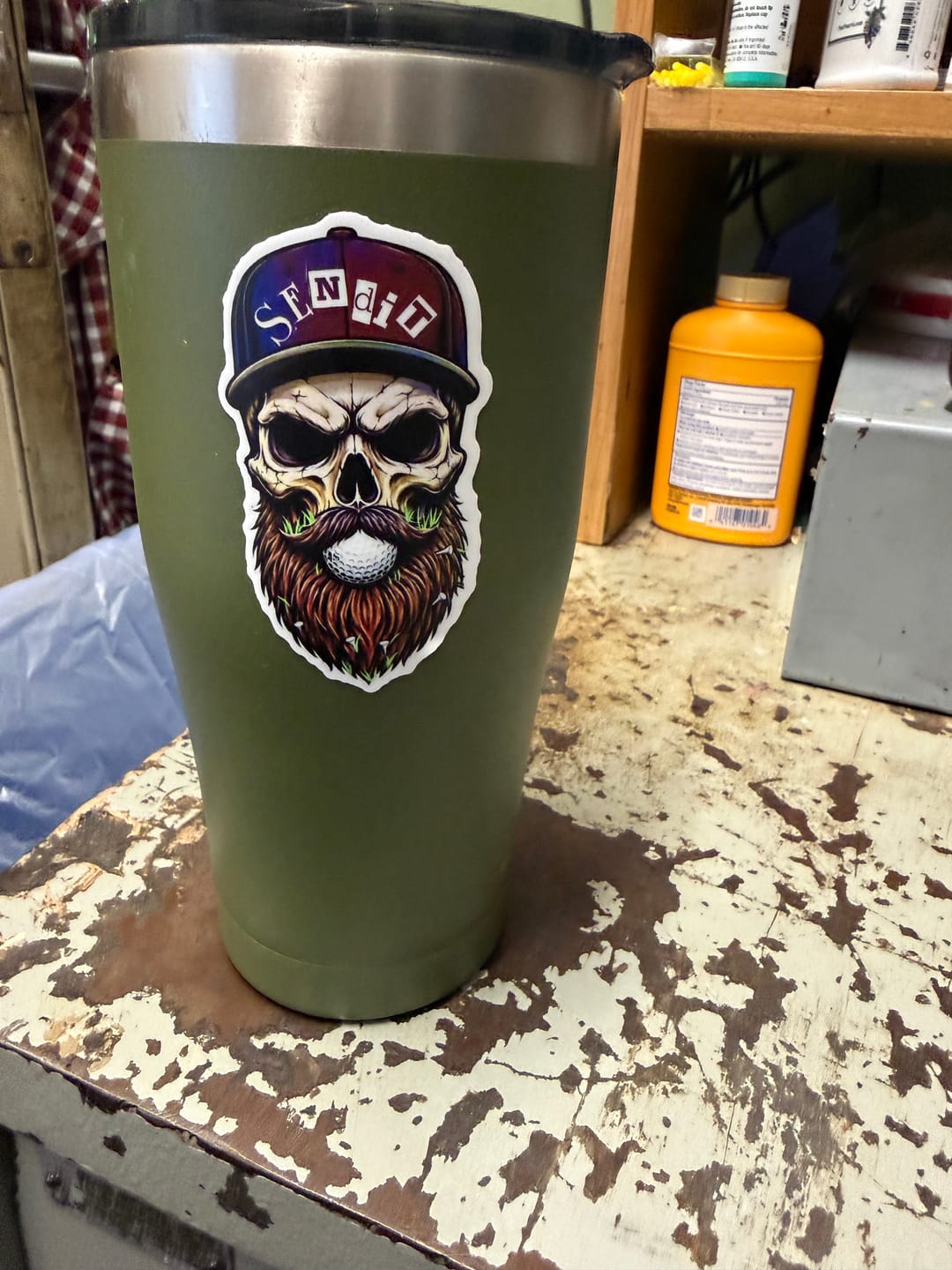Customer photo review of 3" Vinyl Stickers (50 Pack)