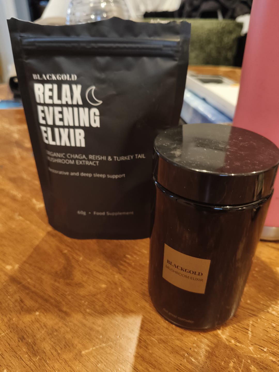 Customer photo review of Organic Mushroom Elixir Extract (90 Serving)