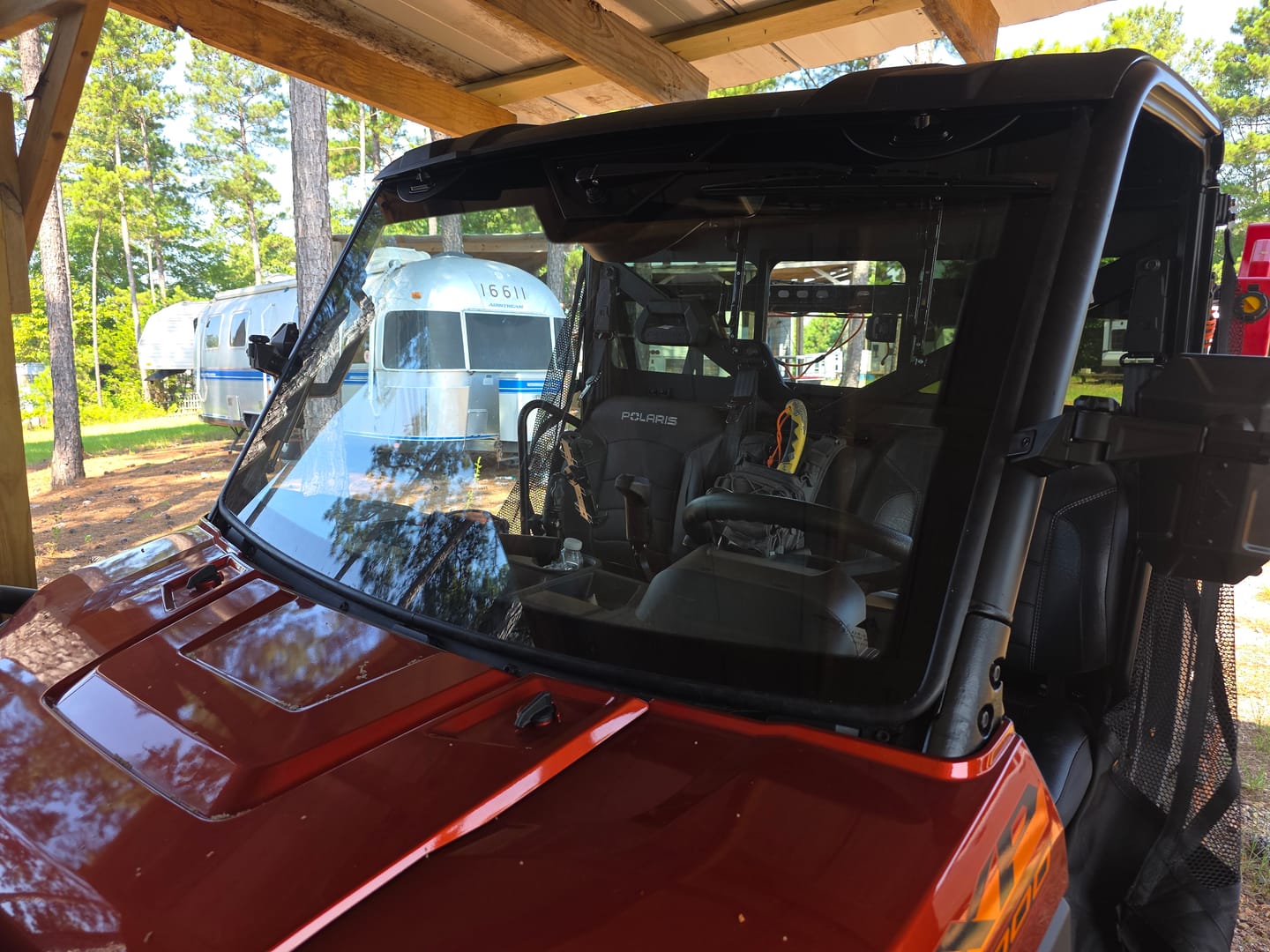 Customer photo review of Glass Tip-Out Windshield