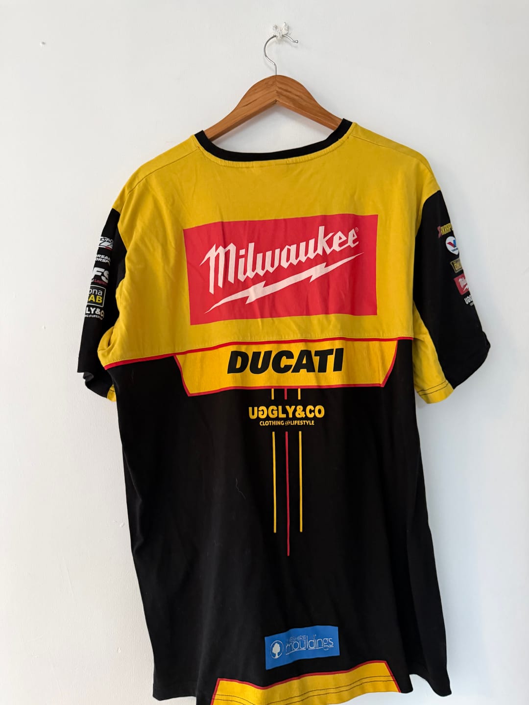 Customer photo review of Milwaukee Tools x Ducati Tee [LIMITED EDITION] in Yellow