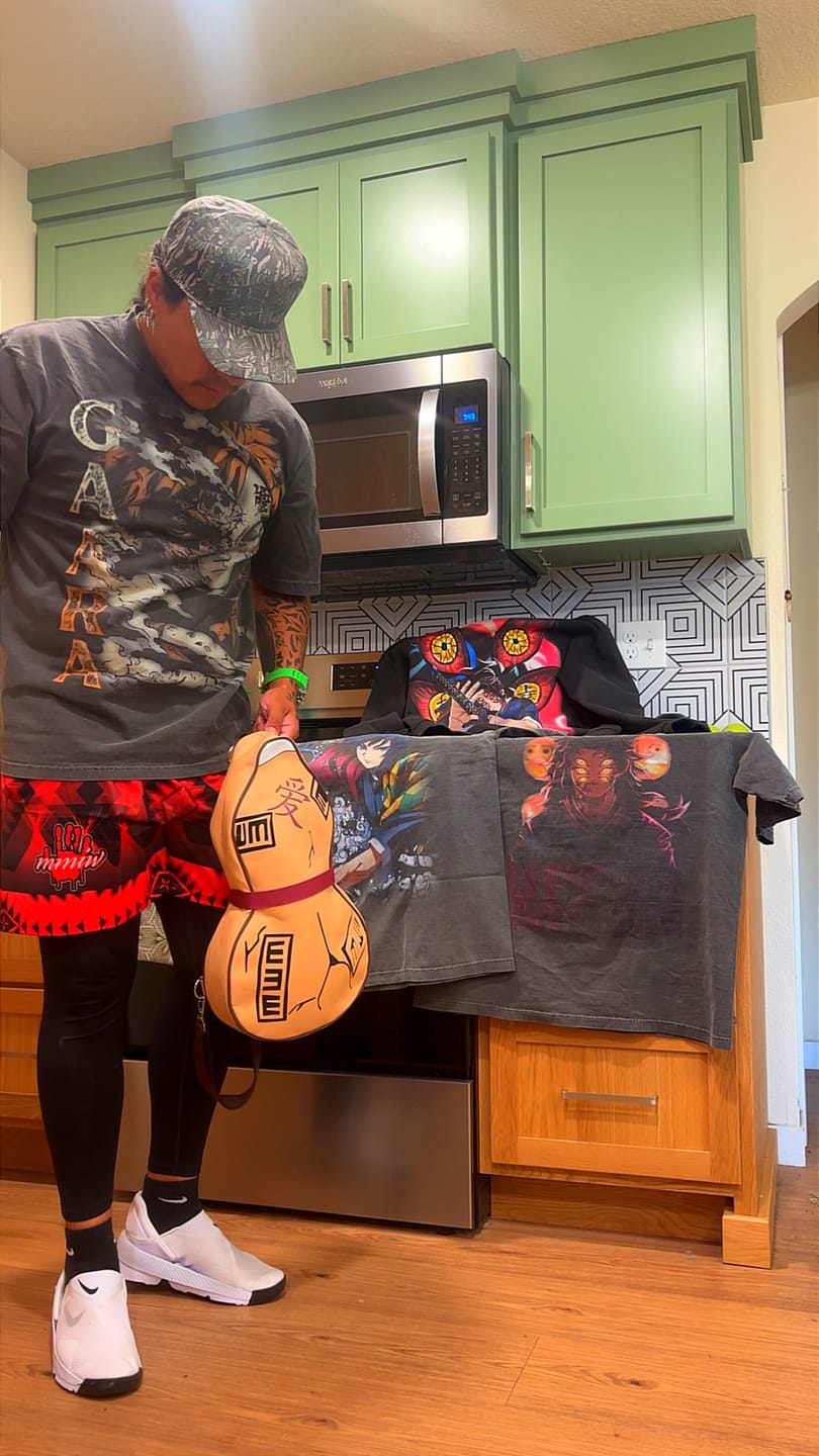 Customer photo review of The 1 Tail Jichuriki T-Shirt