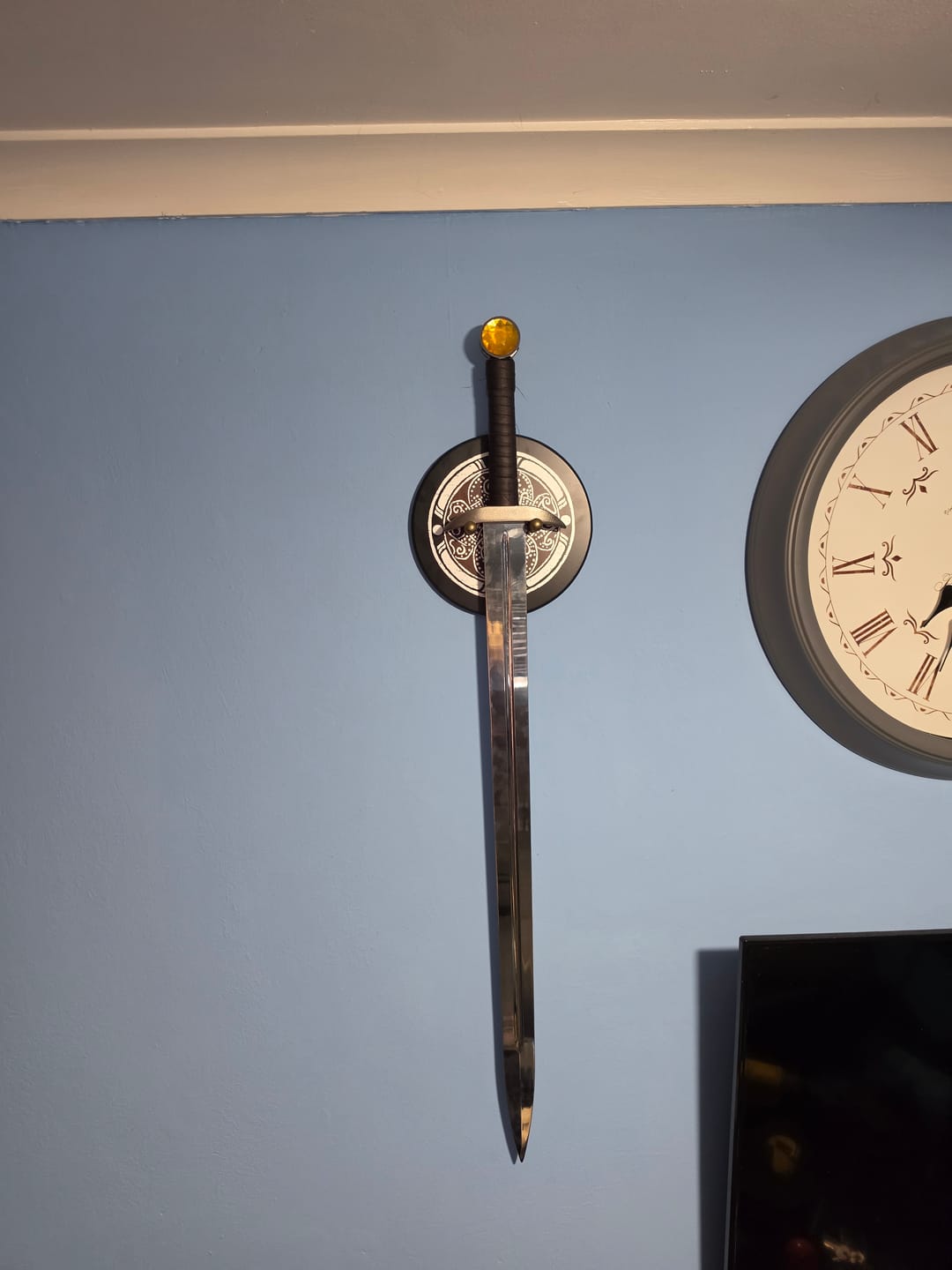 Customer photo review of The Last Kingdom Uhtred Serpents Breath Sword