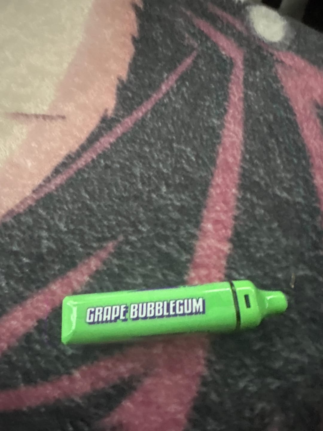 Customer photo review of Zour Stash Grape Bubblegum 1.5ml THCA Vape