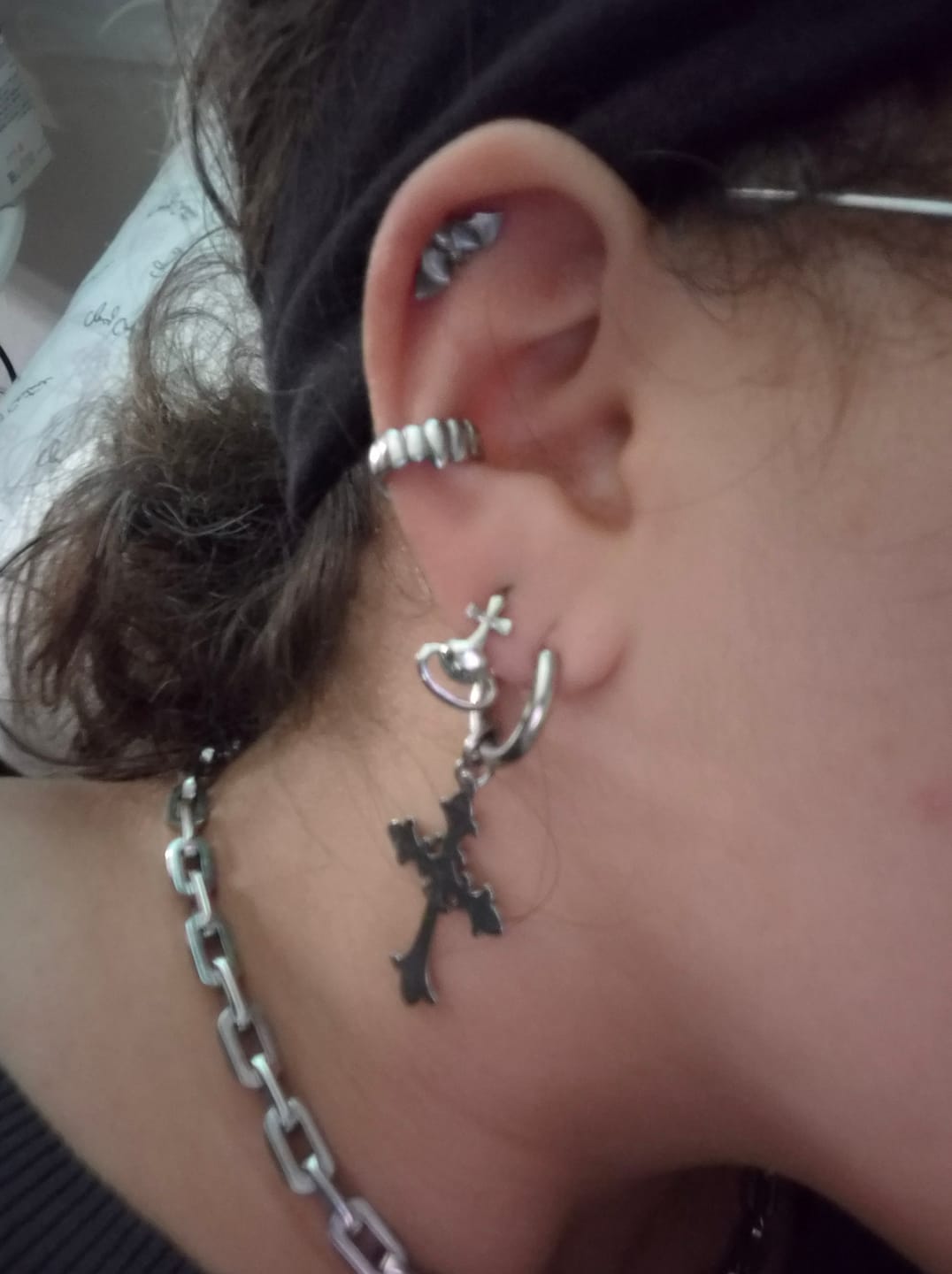 Customer photo review of EAR CUFFS