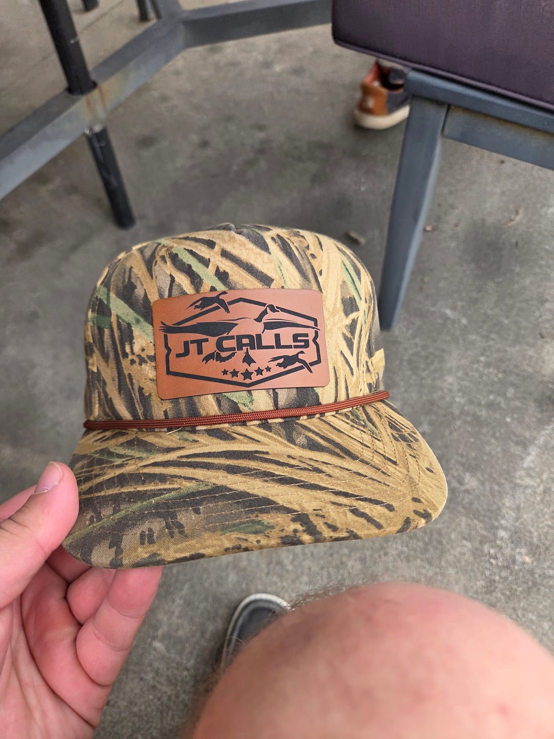 Customer photo review of Mossy Oak Shadow Grass Rope Hat