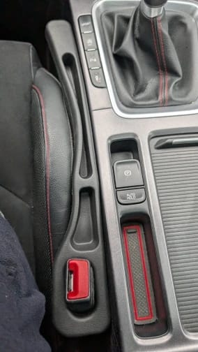 Customer photo review of BOLTHUT™ Car Seat Gap Filler — Leather Console Gap Plug, 2-Pack