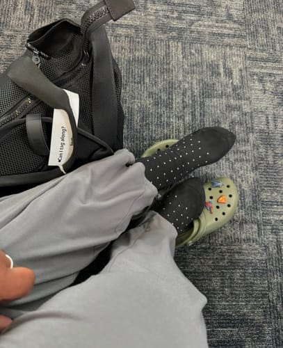 Customer photo review of Bamboo Compression Socks