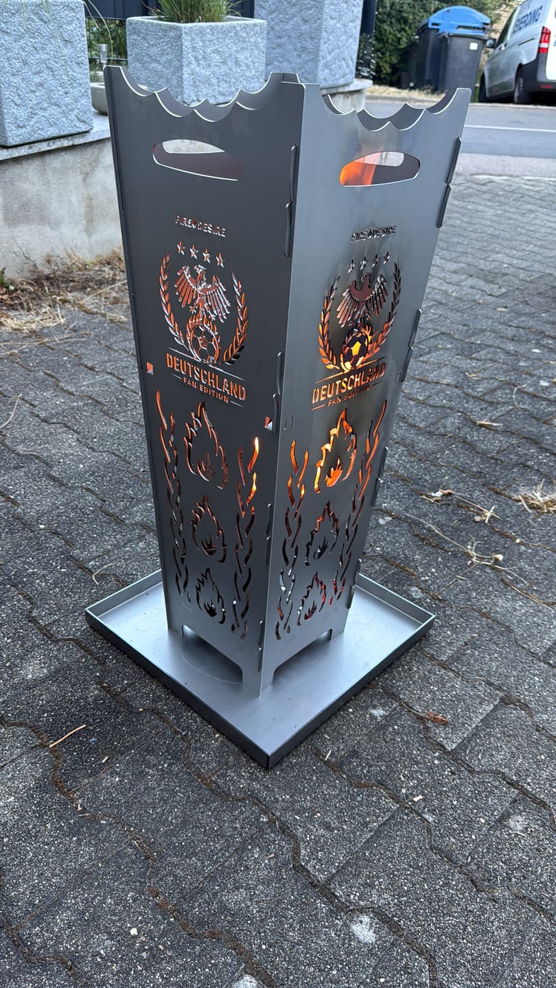 Customer photo review of Grillplatte 60cm passend zum Feuerkorb