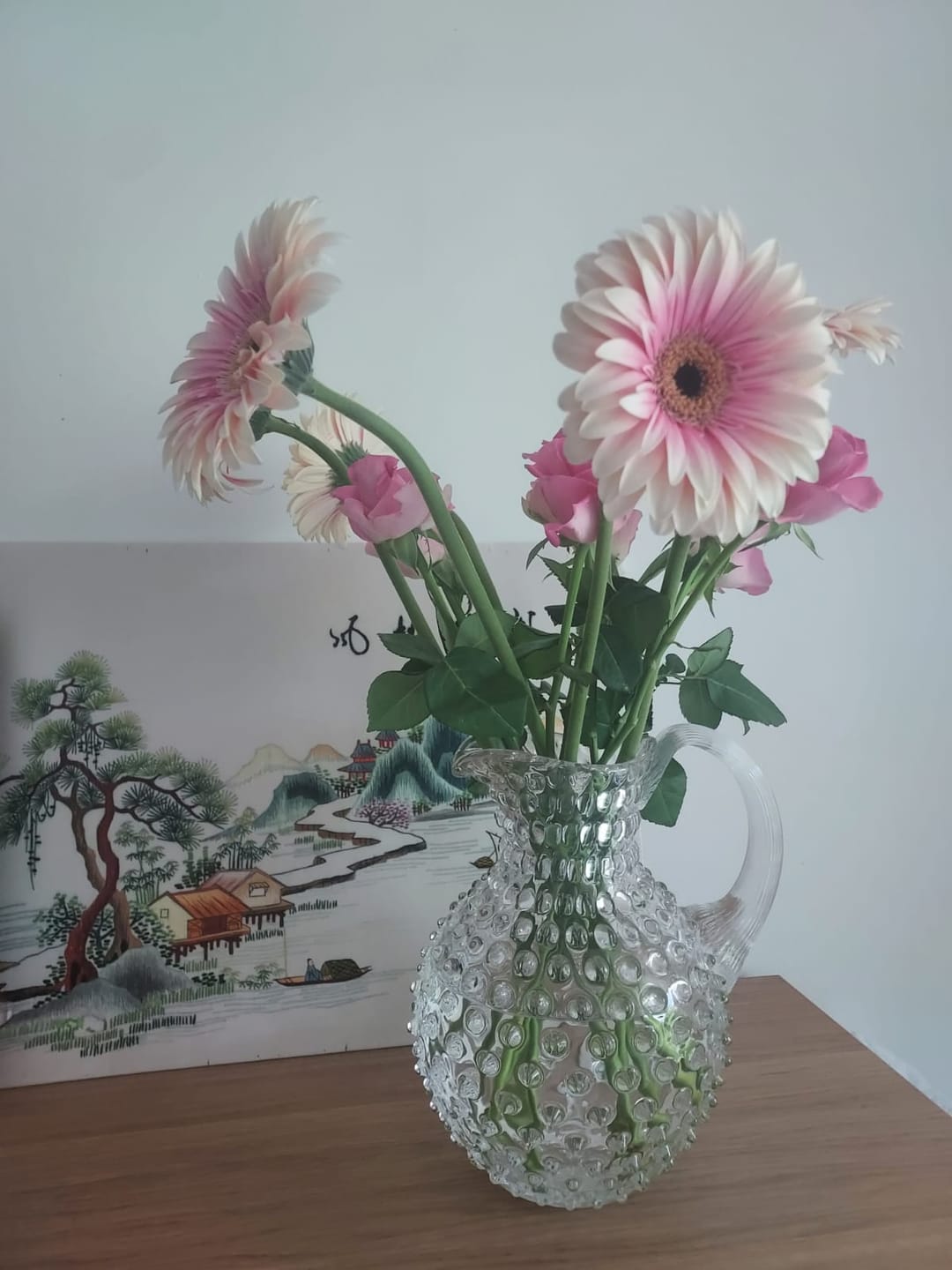 Customer photo review of Crystal Hobnail Jug
