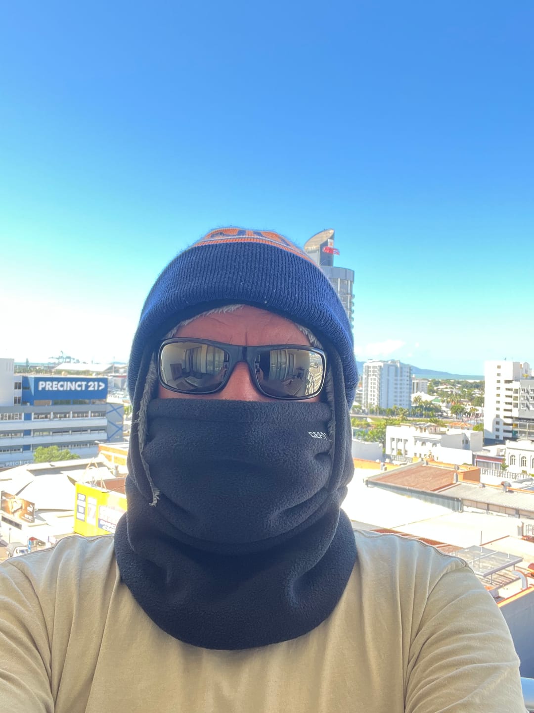 Customer photo review of Outdoor Cold-proof Hat With Thick Windproof Mask