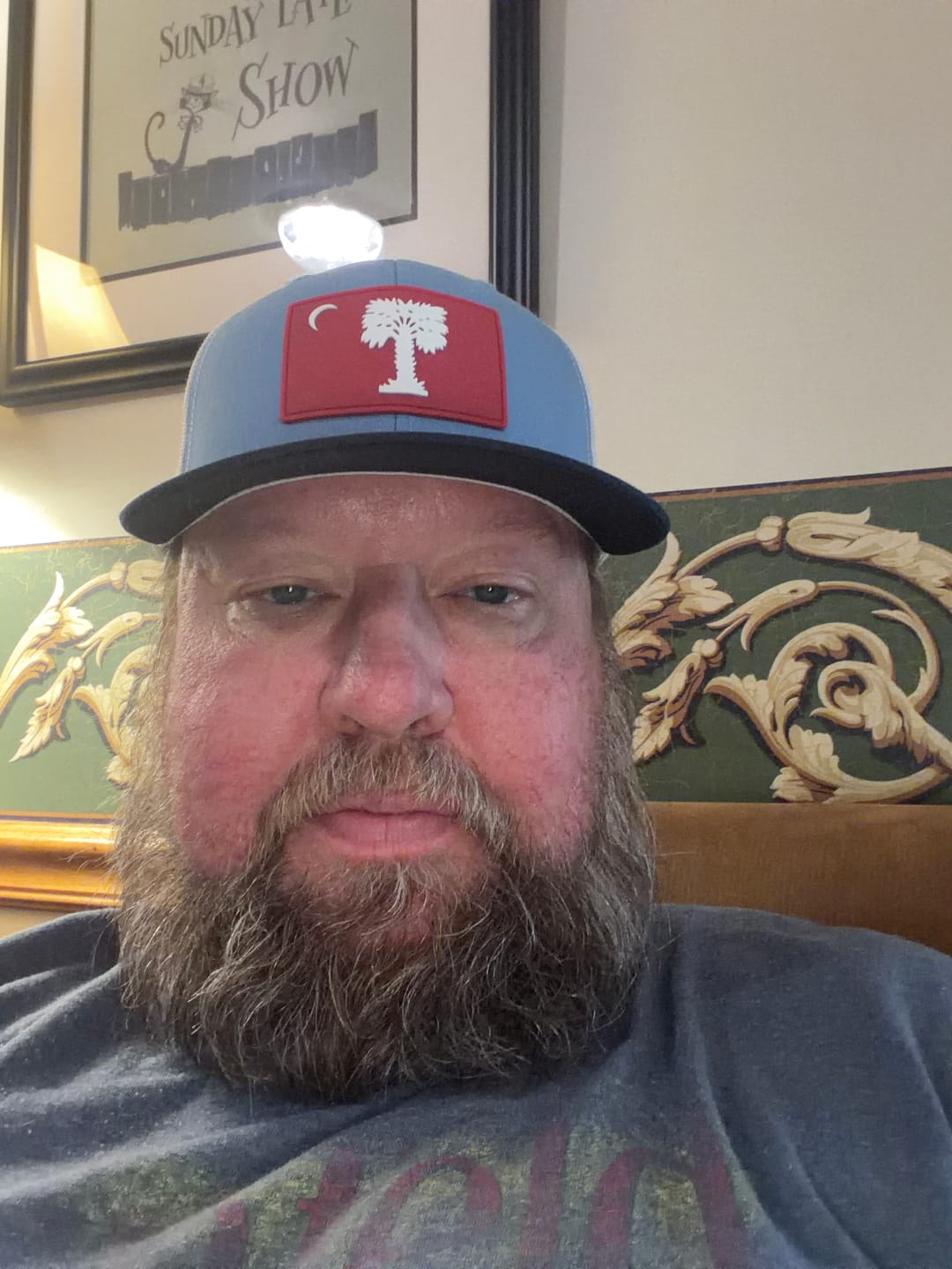 Customer photo review of Richardson 112 Citadel Big Red Peformance Trucker Hat