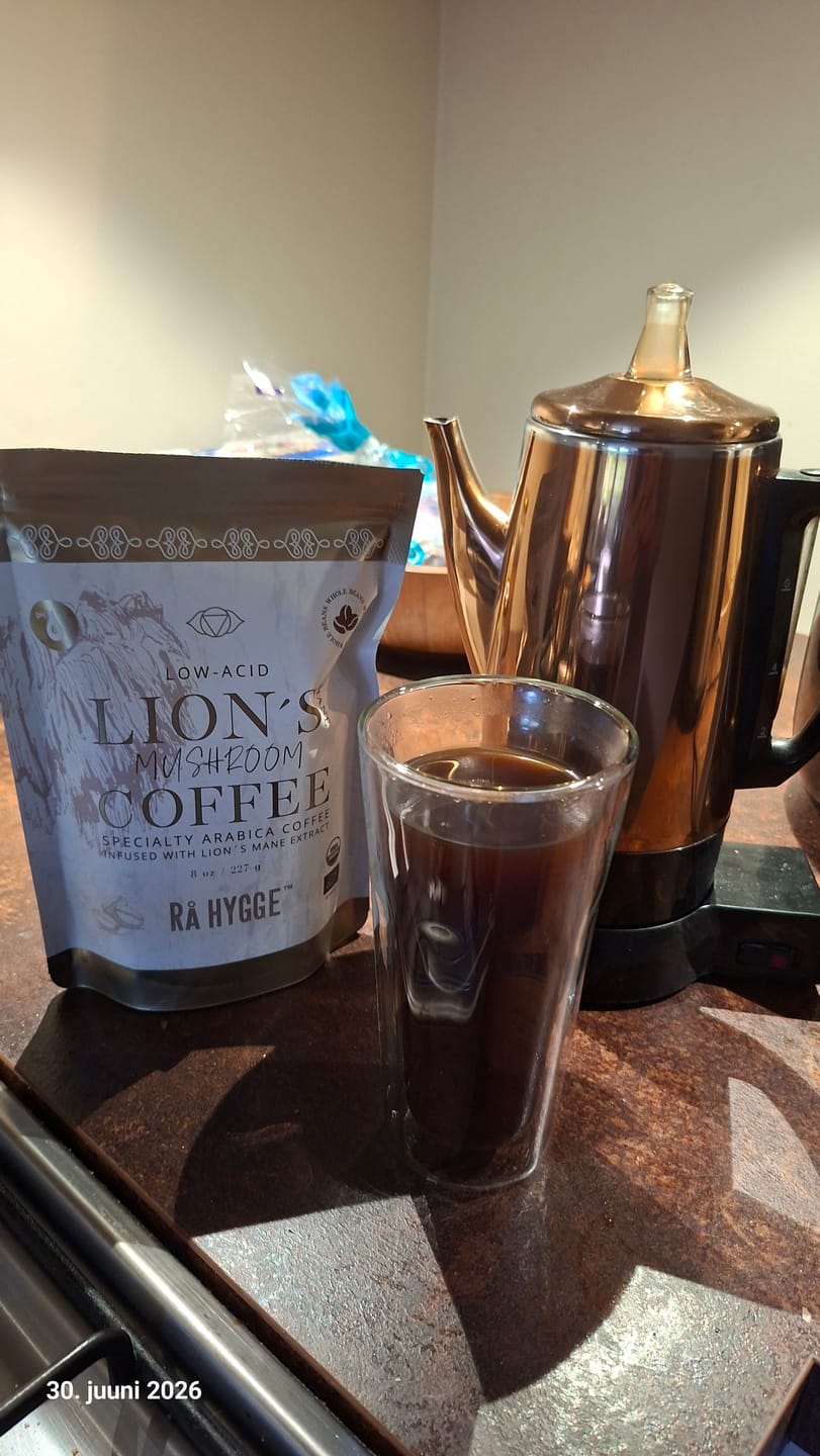 Customer photo review of Lion's Mane  Coffee Beans