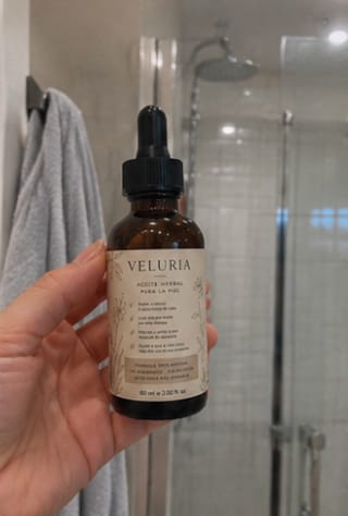 Customer photo review of Aceite Reductor de Vello Facial — Fórmula 100% Natural
