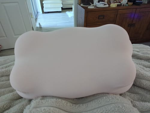 Customer photo review of Cloud Cooling Pillow Case