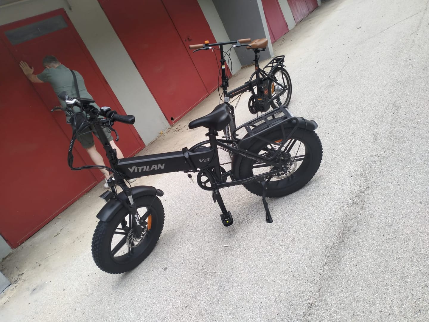 Customer photo review of V3 2.0 Folding Fat Tires Adult All Terrain Electric Bike