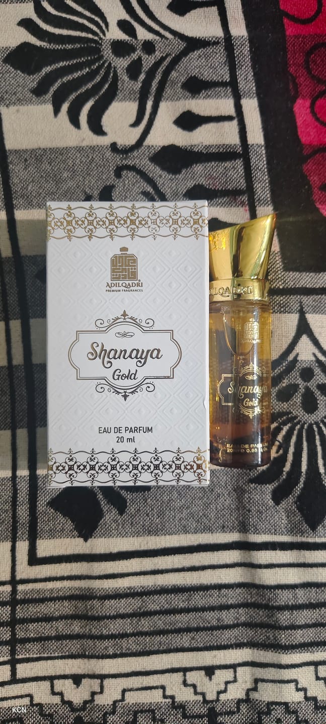Customer photo review of Shanaya Gold Gourmand Perfume Spray 20ml