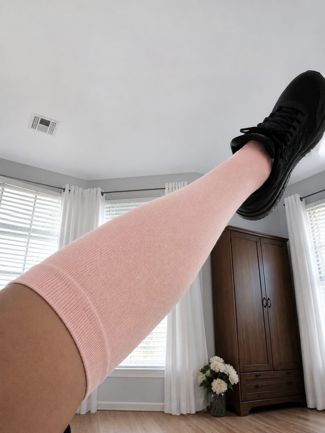 Customer photo review of Bamboo Compression Socks