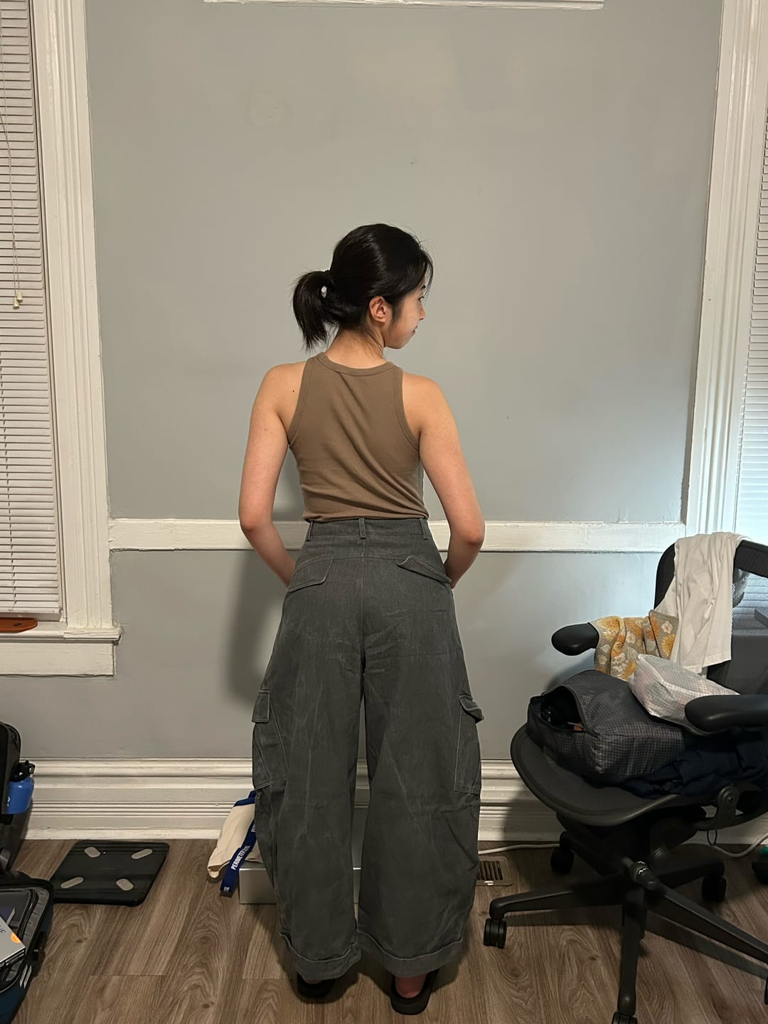 Customer photo review of LT26021 Denim Cargo Pants