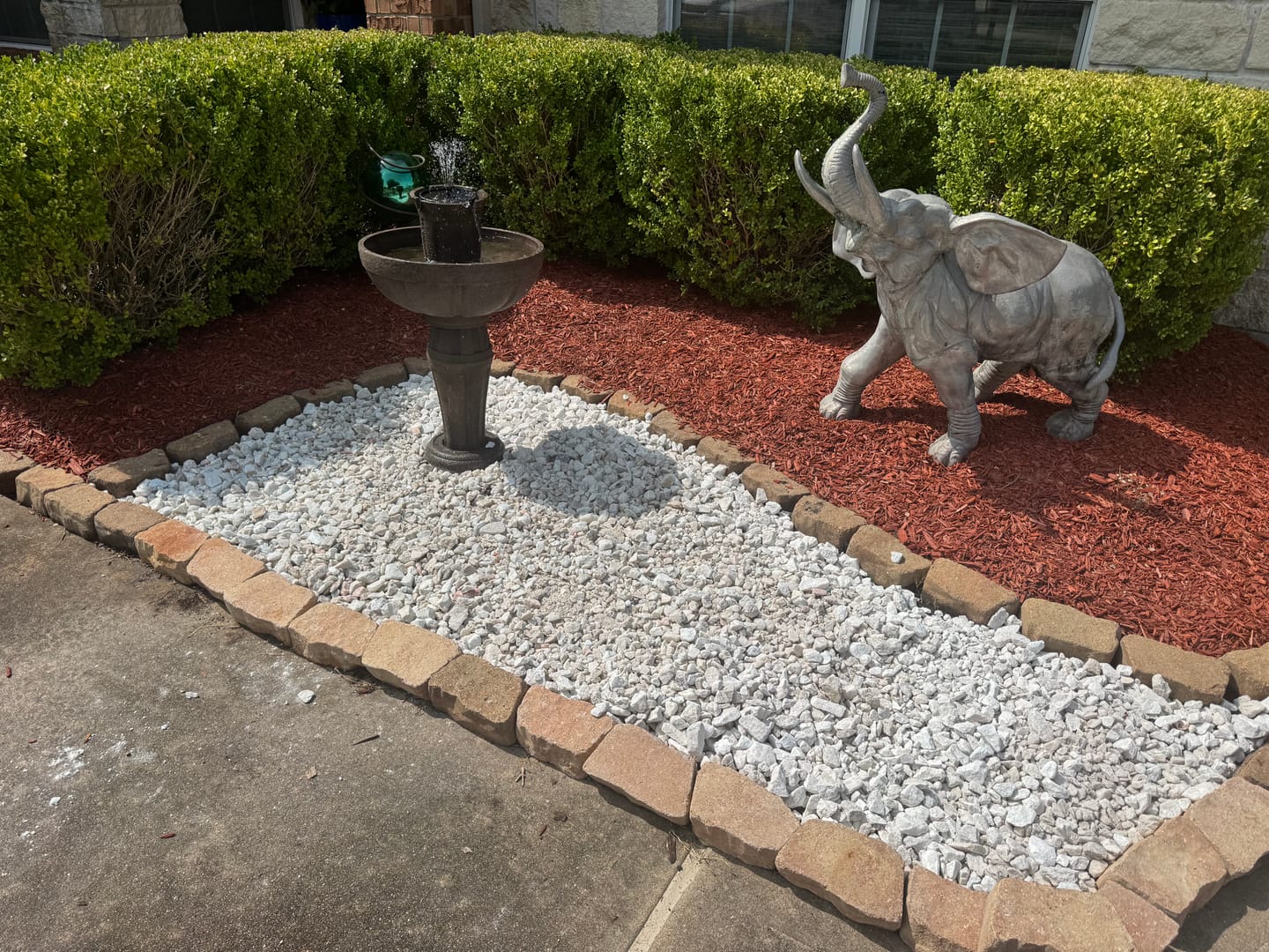 Customer photo review of Bari 5-In-1 Cordless Fluted Fountain
