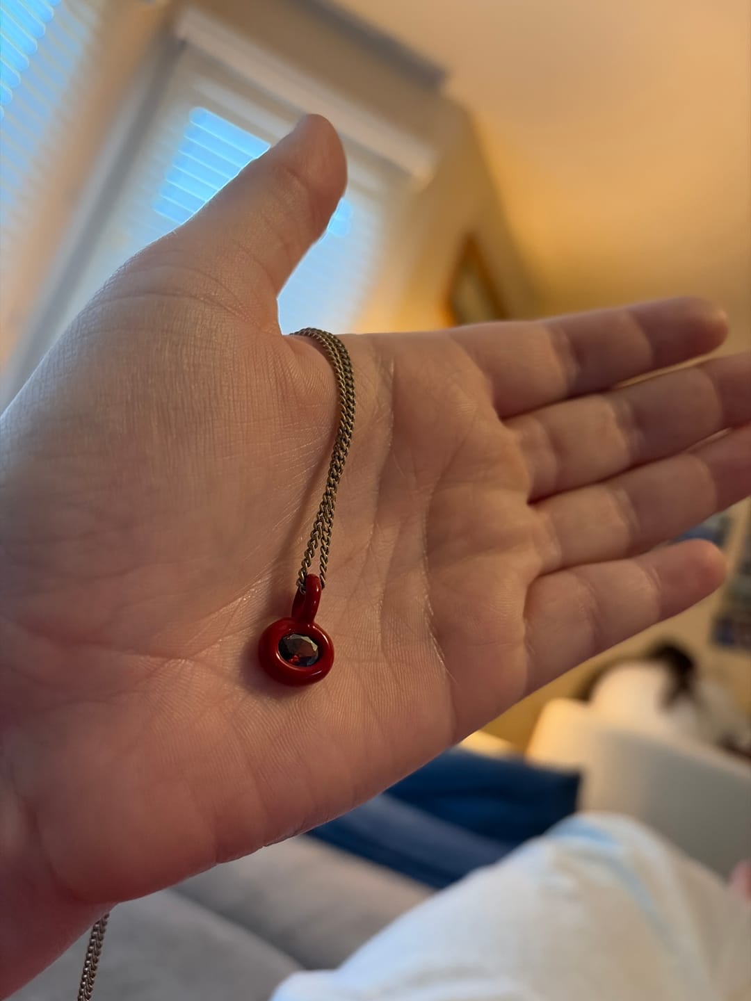 Customer photo review of The Birthstone Charm