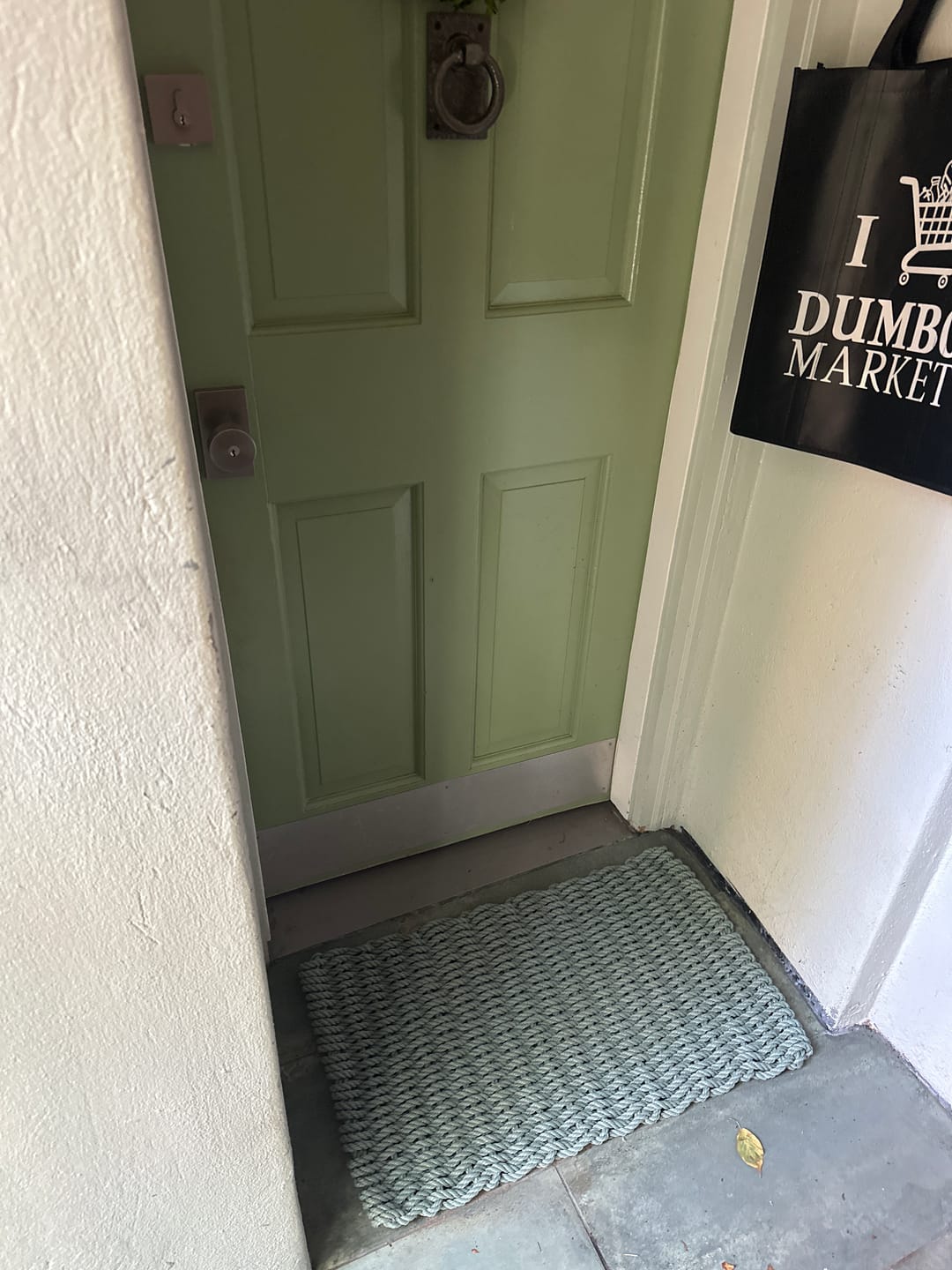 Customer photo review of Rope Doormat - Bluestone Solid
