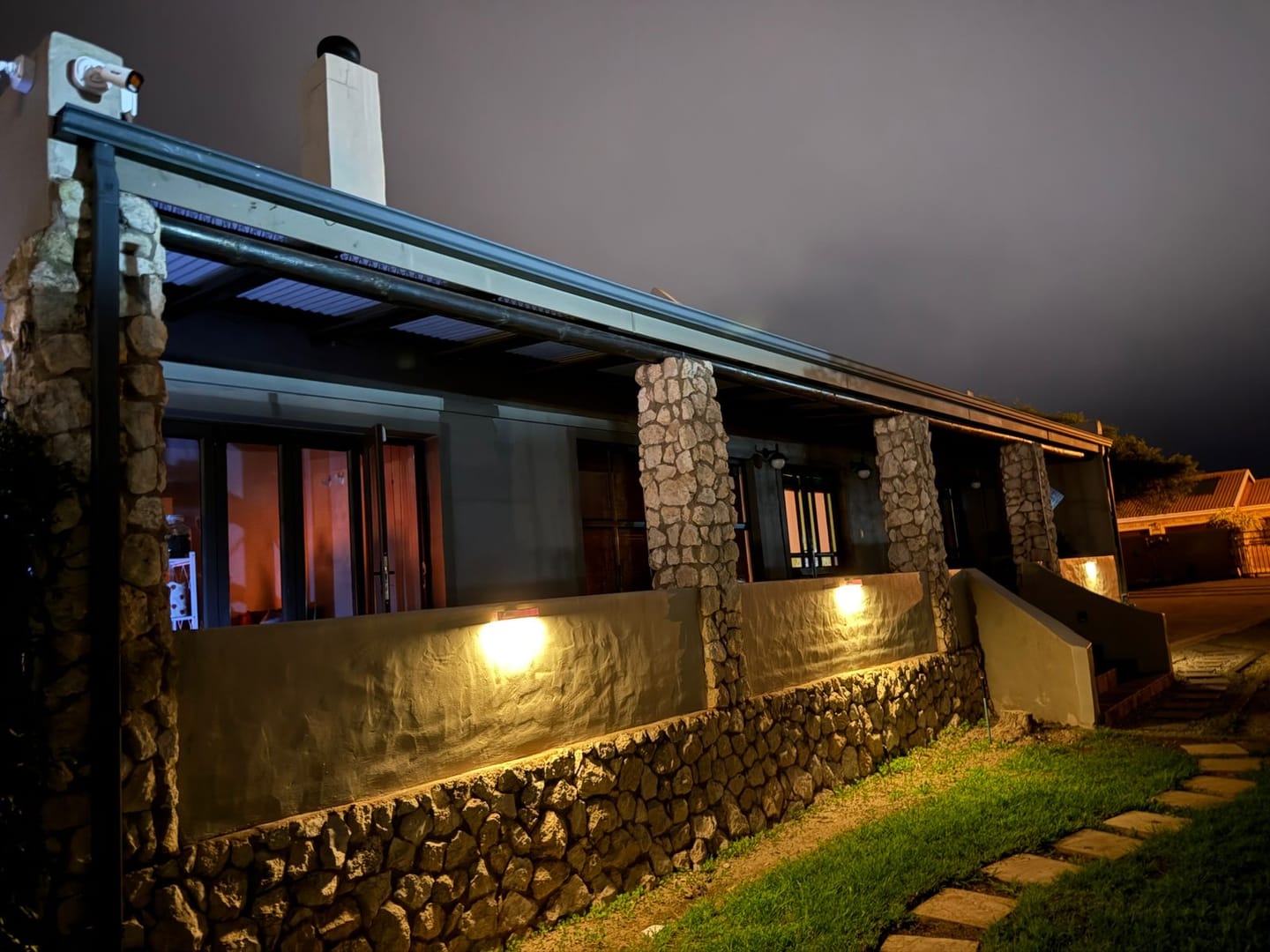 Customer photo review of Solar Wall Light with Motion Sensor