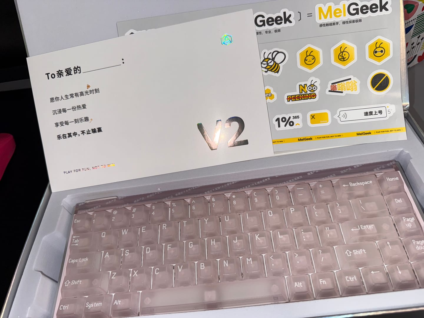 Customer photo review of MADE68 Ultra V2 Gaming Keyboard