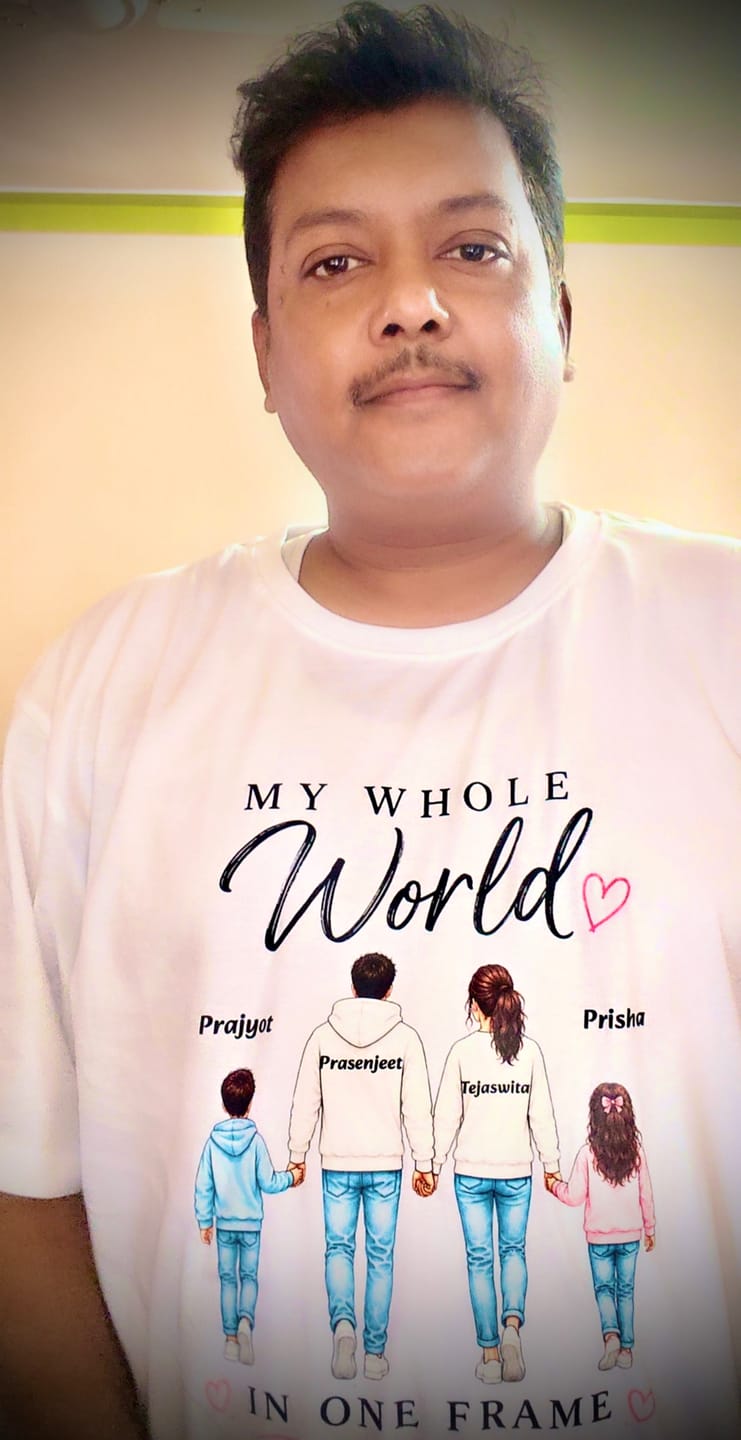 Customer photo review of WHOLE WORLD TWO SONS CUSTOMIZED TEE