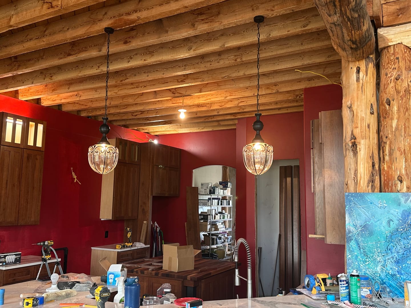 Customer photo review of SALERS Glass Pendant