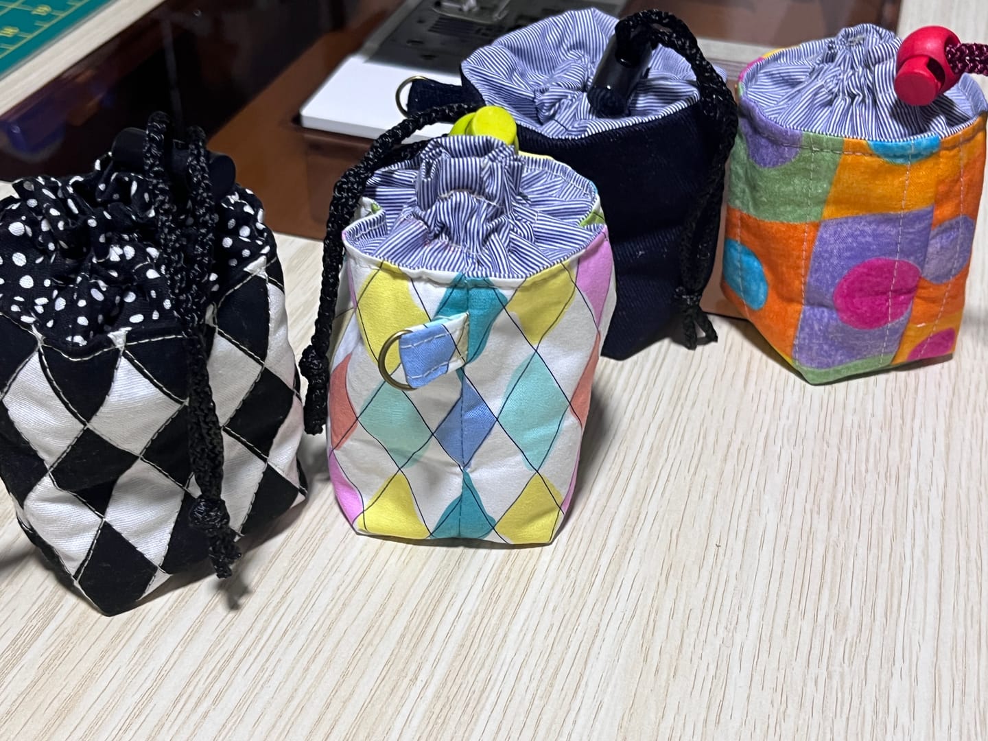 Customer photo review of Teacup Pouch Pattern