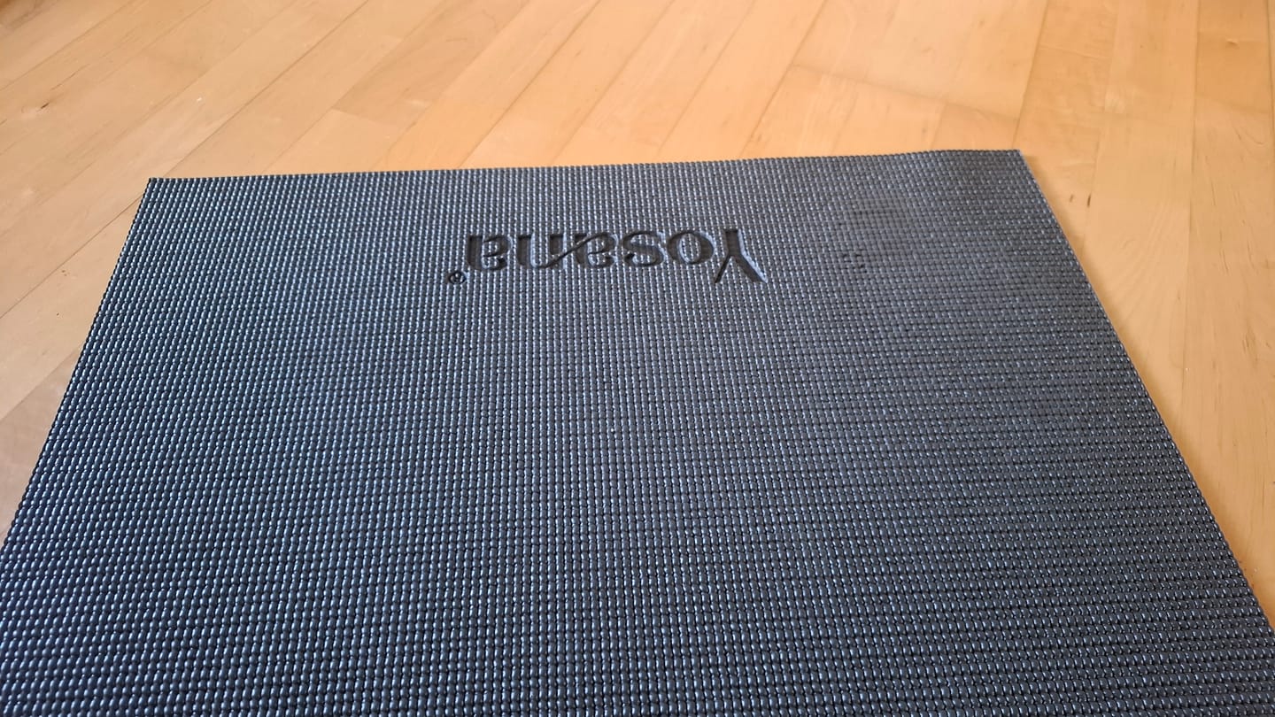 Customer photo review of Yogamatte Prana inkl. Tragetasche (Schwarz)