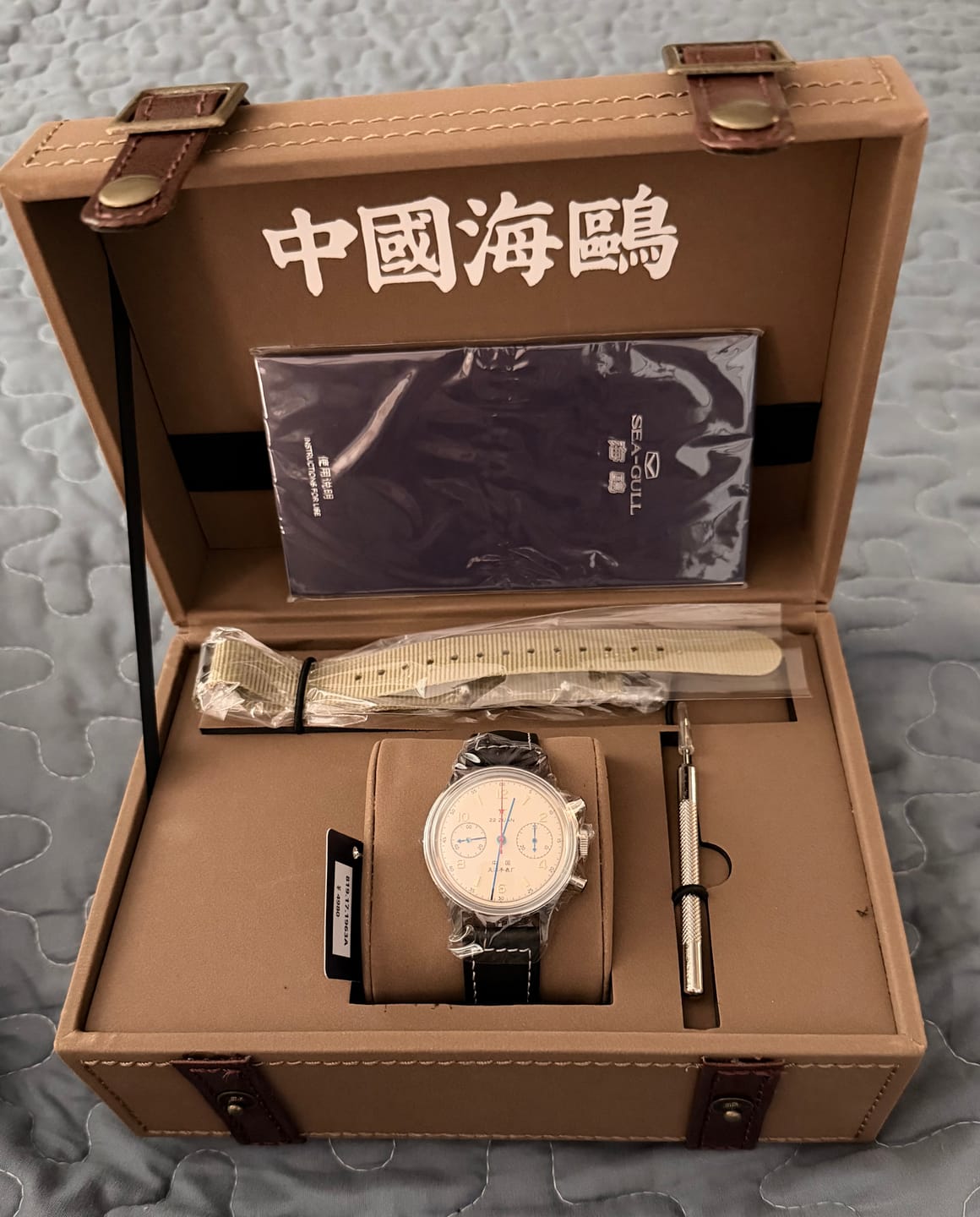 Customer photo review of Seagull 1963 Chronograph Watch 70th Anniversary Reissue 37.3mm