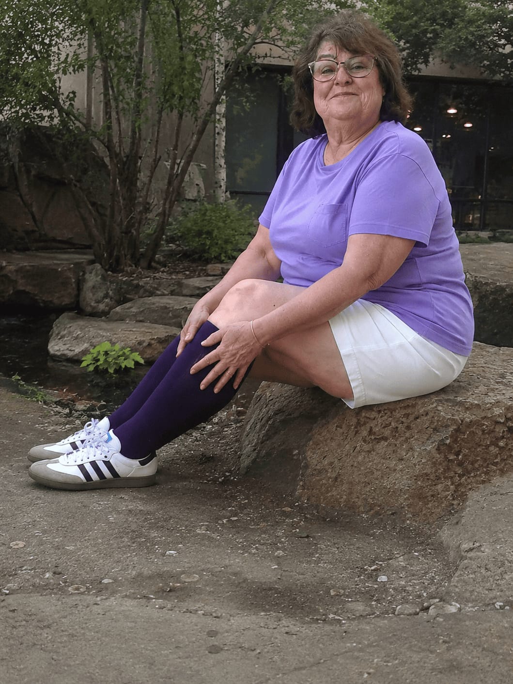 Customer photo review of Bamboo Compression Socks