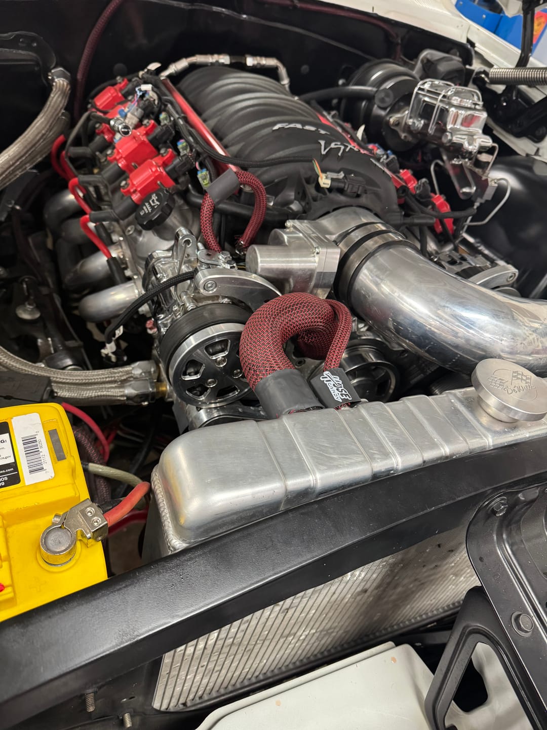 Customer photo review of Vacuum Hose Skin Kit -Carbon Fiber/Kevlar