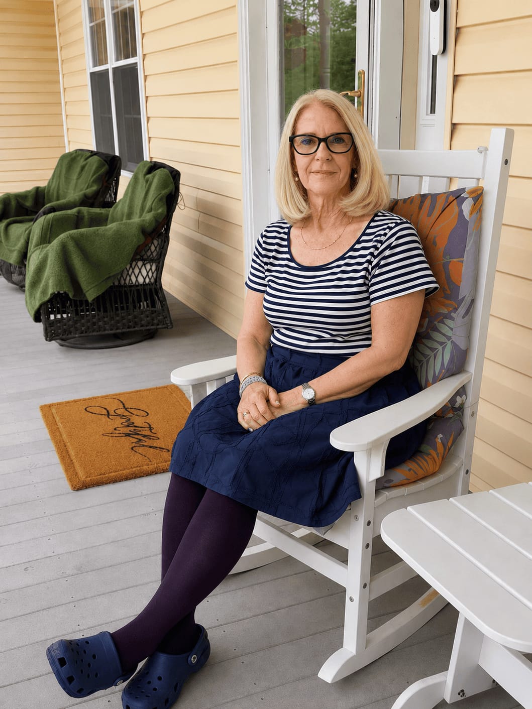 Customer photo review of Bamboo Compression Socks
