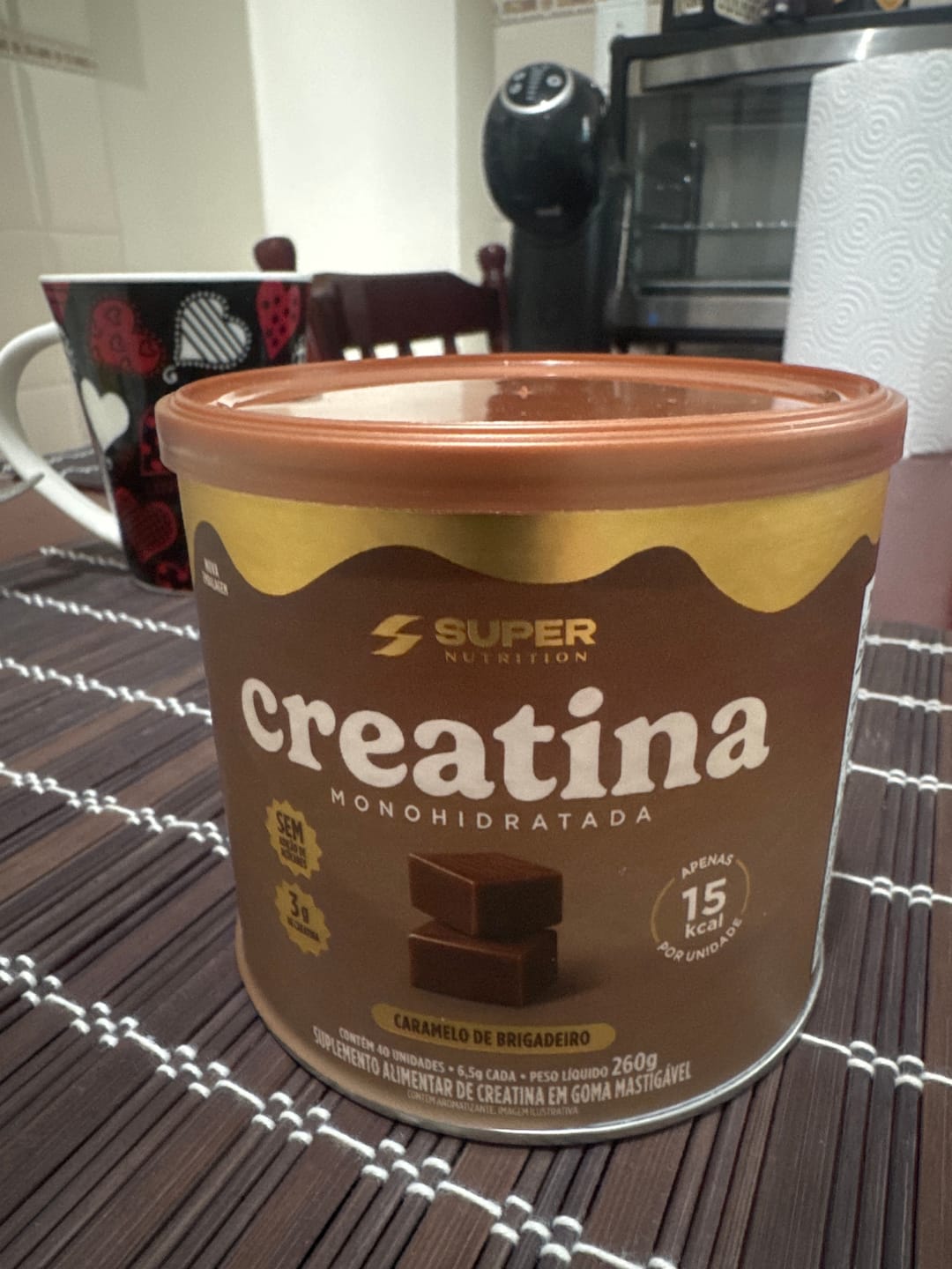 Customer photo review of Caramelo Creatina Brigadeiro
