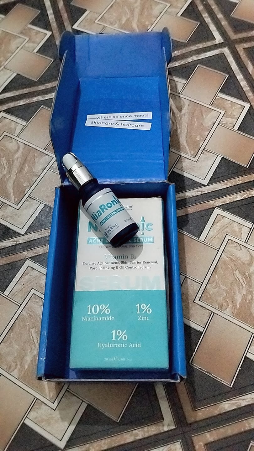 Customer photo review of NiaRonic Serum (Pore Minimizing)
