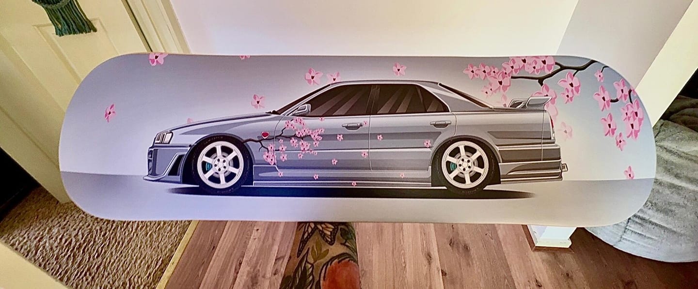 Customer photo review of Custom Skateboard Design