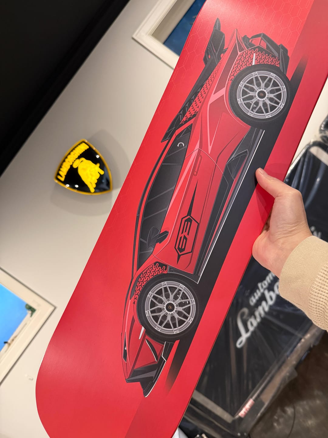 Customer photo review of Custom Skateboard Design