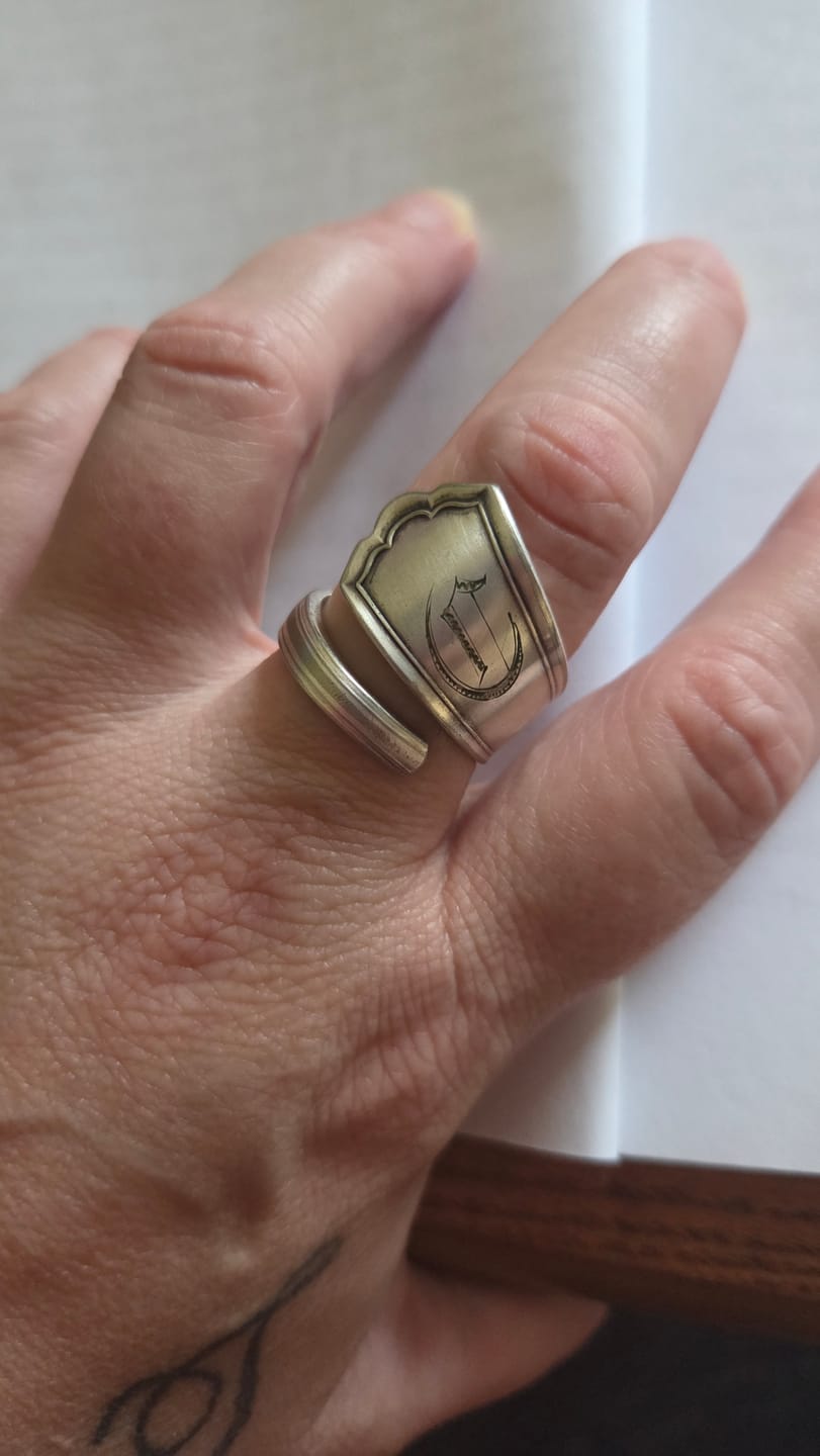 Customer photo review of Mamaw’s Mystery Spoon Ring