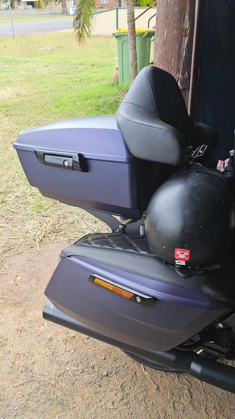 Customer photo review of Detachable King Tour Trunk Pack Kits for Touring with Tour Trunk Pack Liners
