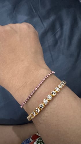 Customer photo review of Hailey Birthstone Bracelet