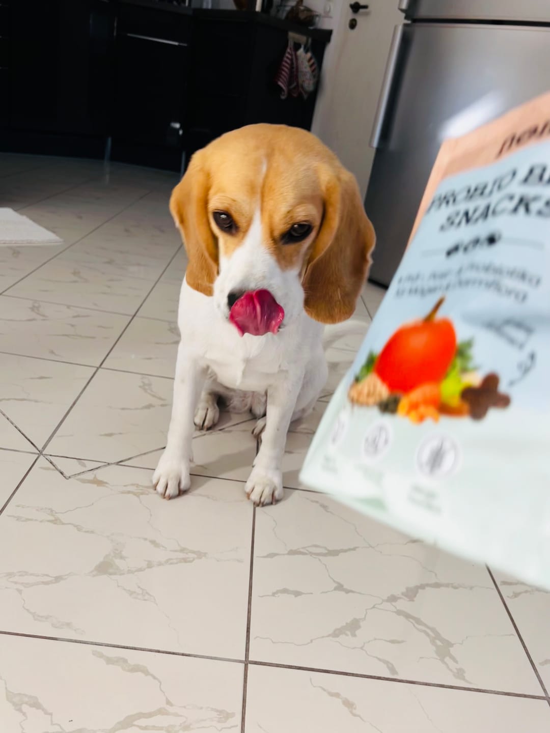 Customer photo review of Probio Belly Snacks für Hunde mit BIOTICS³-Komplex: Präbiotika, Probiotika & Postbiotika