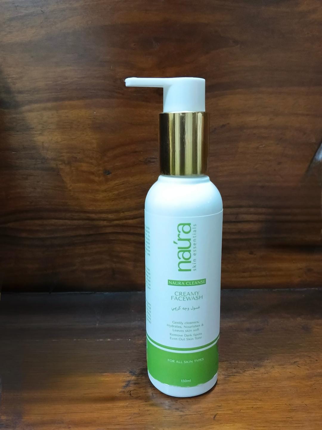 Customer photo review of Naura Cleanse Creamy Facewash 150ml