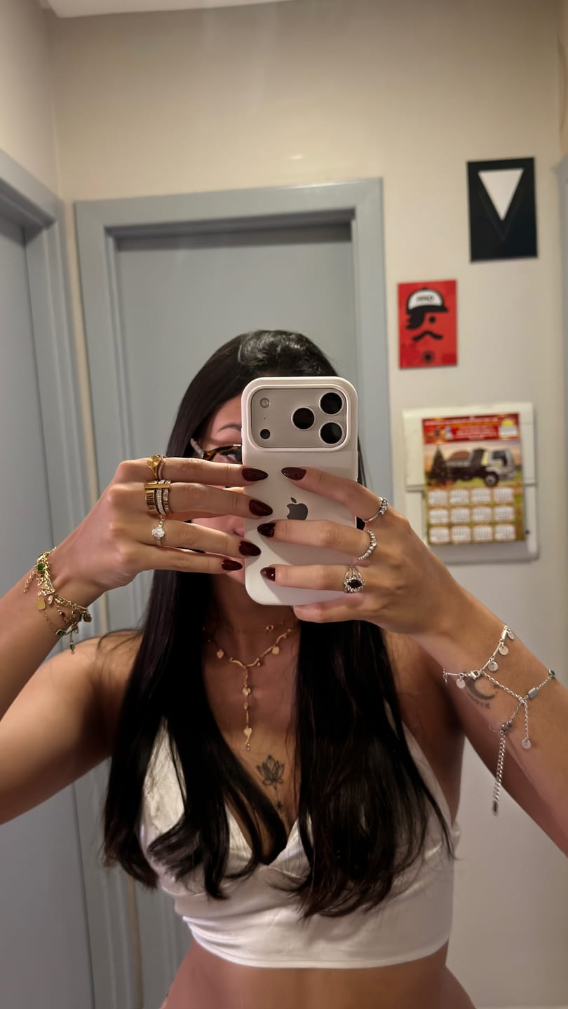 Customer photo review of Anel Triplo Beout Banhado em Ouro 18k